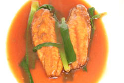 Braised Tilapia with Chinese Onions