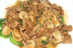 Fried Chicken with Mushroom.