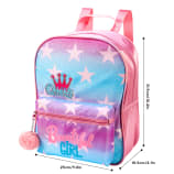 Playtoy Glitter front pocket with satin backpack