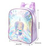 Playtoy Glitter PVC backpack (I'm a Mermaid)