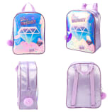 Playtoy Glitter PVC backpack (Shine Bright)