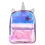 Playtoy sequin with front pocket backpack(Unicorn)