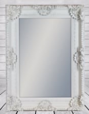 White Rectangular Classic Mirror