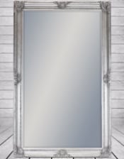 Extra Large Silver Rectangular Classic Mirror