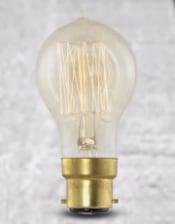 Retro Round Globe Bulb (B22 40w)