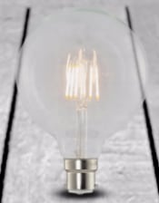 LED 6w Large Globe Retro Filament Bulb (B22 large bayonet)