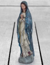 Antiqued Praying Maria Figure