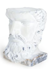 Tall Rustic Stone Effect Classical Face Planter