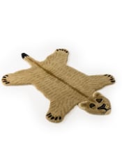 Hand Tufted Small Lioness "Skin" Woollen Rug