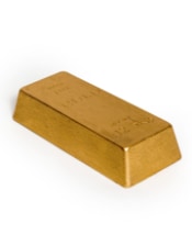 Cast Iron "12.5kg" Gold Bullion Bar Doorstop/Paperweight