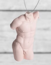 Pink Male Torso Hanging Decoration (PROMO)