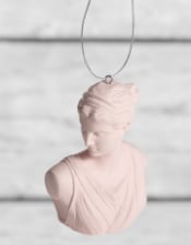 Pink Artemis Bust Hanging Decoration (to be bought in qtys of 4) (PROMO)