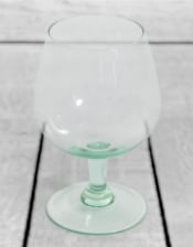 Set of 6 Recycled Glass Gin Goblets