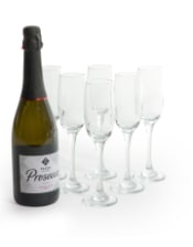 Set of 6 Champagne Flutes