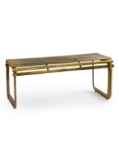 Aluminium Antique Gold Bench