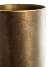 Industrial Metal Franklin Floor Lamp w/ Tall Cylinder Shade