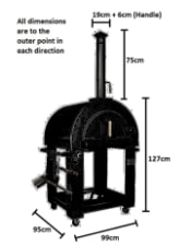 Stainless Steel Outdoor Pizza Oven with Accessories