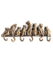 Bronze Coloured Cast Iron Cats Coat Hooks (to be bought in qtys of 2)