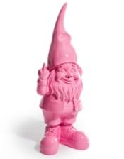 Medium Bright Pink "Naughty Gnome" Figure