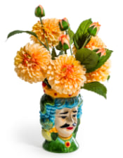 Sicilian King Moor Head Ceramic Storage Pot (to be bought in qtys of 4)