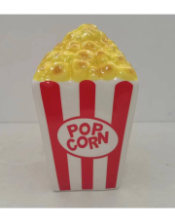 Ceramic Popcorn Money Bank