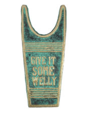Cast Iron "Give It Some Welly" Boot Jack