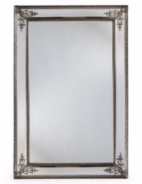 Large Silver French Mirror