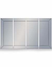 Venetian 4 Piece Panel Mirror