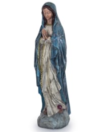 Antiqued Praying Maria Figure