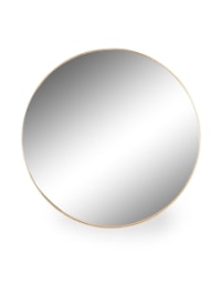 Large Round Gold Framed Arden Wall Mirror
