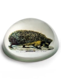 Glass Hedgehog Paperweight