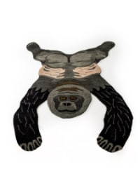 Hand Tufted Extra Large Gorilla "Skin" Woollen Rug