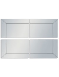 Extra Large 4pc Venetian Corner Panel Mirror (2xA & 2xB)