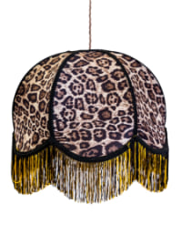 Animal Print Frilled Lampshade (Use As Pendant or Shade)