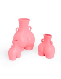 Pink Small "Love Handles" Booty Vase (to be bought in qtys of 2)