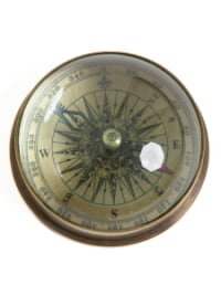 Magnified Compass Ornament
