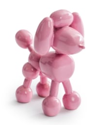 Decorative Pink Balloon Poodle