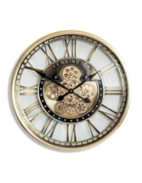 Brushed Antique Gold Kensington Wall Clock