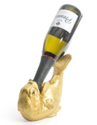 "Drinks Like a Gold Fish" Wine Bottle Holder