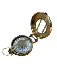 Polished "Stanley London" Navigation Compass