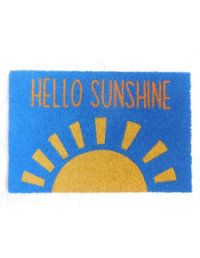 "Hello Sunshine" Colourful Doormat