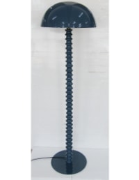 Indigo Ribbed Floor Lamp