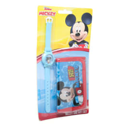 Watch Wallet set on Blister Mickey