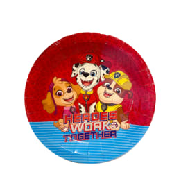 Paw Patrol 6pcs Paper Plate 23cm Partyware