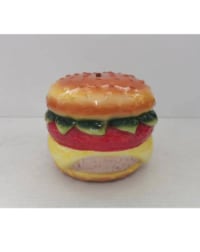 Ceramic Burger Money Bank