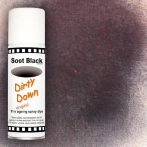 Dirty Down  Aerosol Spray - Soot Black 400ml