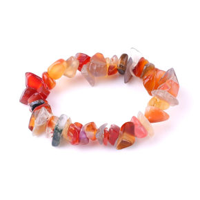 Bracelet Chunky - Red Agate