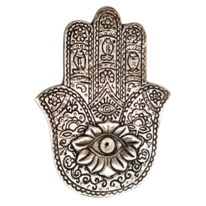 Hand of Fatima Aluminium Incense holder