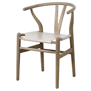 Wishbone Chair with Grey Seat