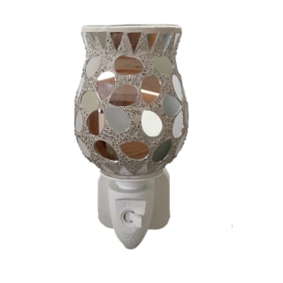 Silver Petal Tulip Mosaic Fragrance Warmer